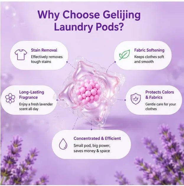 Laundry Pods – Powerful 3-in-1 Deep Cleaning Capsules
