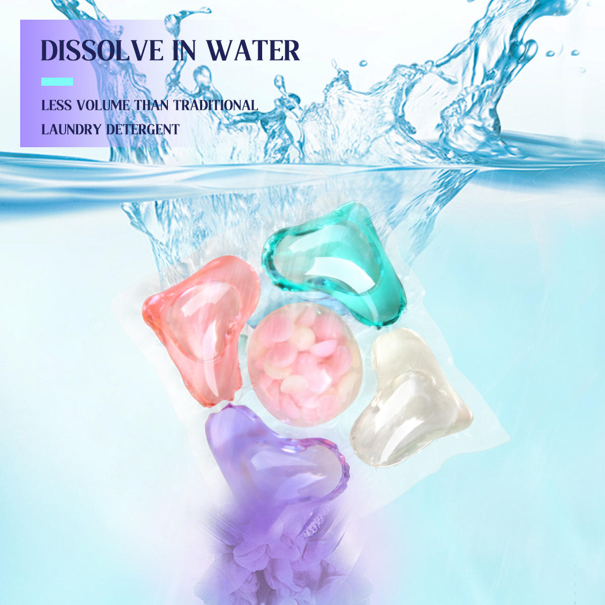 Laundry Pods – Powerful 3-in-1 Deep Cleaning Capsules